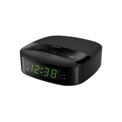 Philips TAR3205 Clock Radio - Stylish Black Design, Superior Sound & Easy-to-Use Features | Perfect for Your Bedroom!